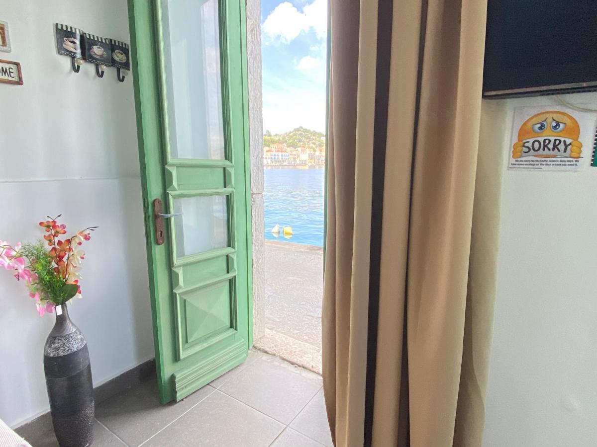 Seafront - Harbour View , Pitini 1 Apartment Symi Bagian luar foto